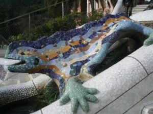 The lizard of Park Guell!