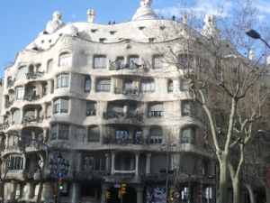 Casa Pedrera, another famous Gaudi building.