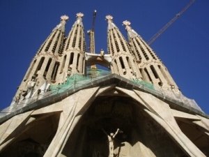 The Crucifixion facade, which is by the new architect.